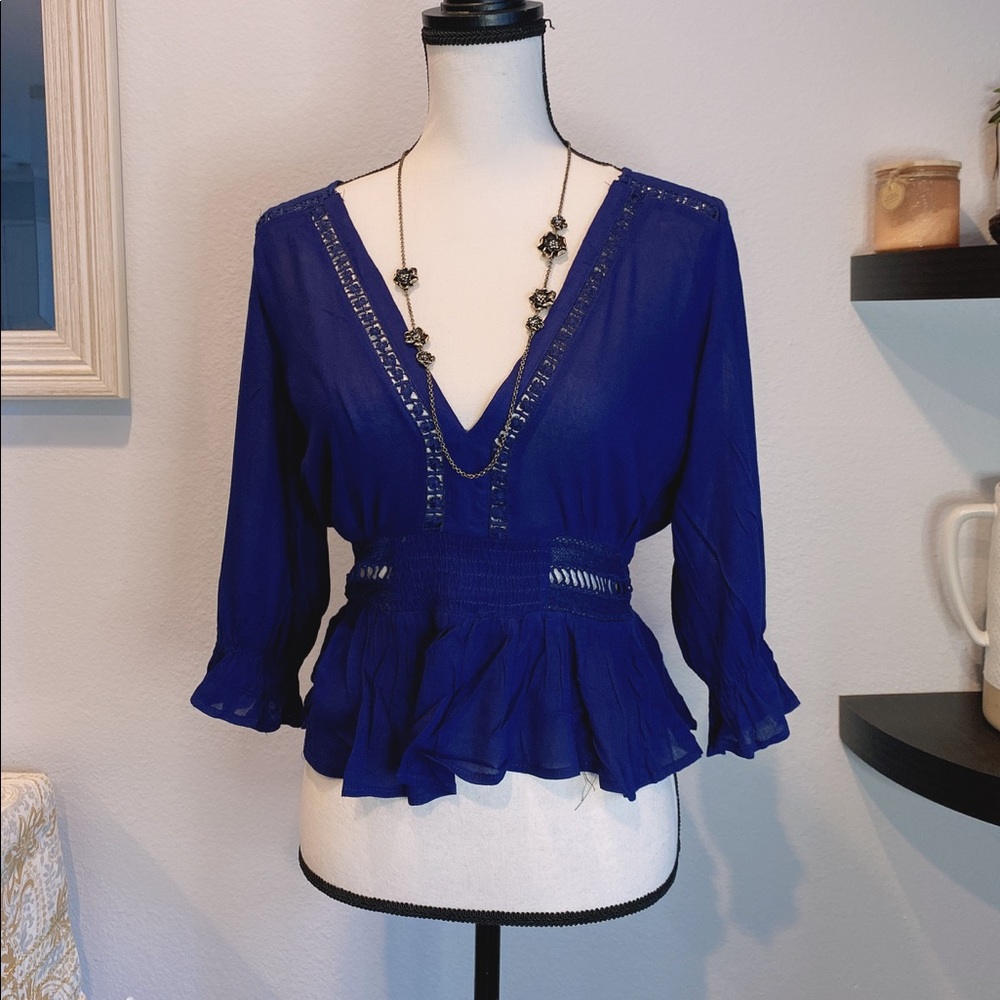 The Sang Navy Blue Shirt